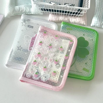 Mignon A6 papeterie dossier de rangement fichier PP sergé fermeture éclair pochette Document sac Zip fichier dossier fournitures de bureau scolaire