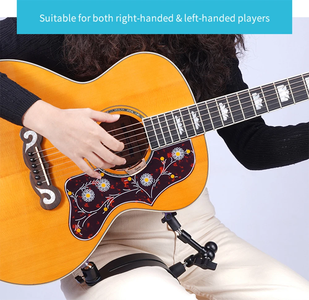 Guitto Series GGR-01 Guitar Rest Ergonomic Design Guitar Balance Support with Su