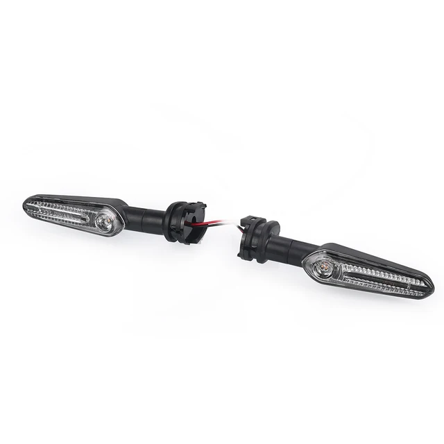 LED Turn Signal Light Amber Blade Lamp Indicator Blinker For