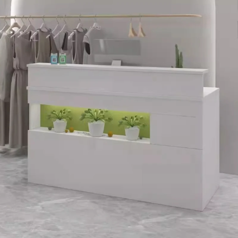 Party Reception Desk Beauty Center Furniture Luxury Lectern Atelier Front Receptionist Counter Mostrador Recepcion Store Salon reception desk storage