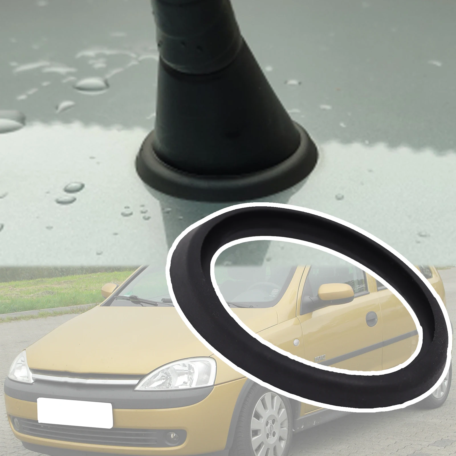 Guarnizione Guarnizione Base Antenna Antenna Per Vauxhall Opel Corsa D S07 C B Vita Sostituzione Pad Tetto Chevrolet Chevy 2001 - 2013