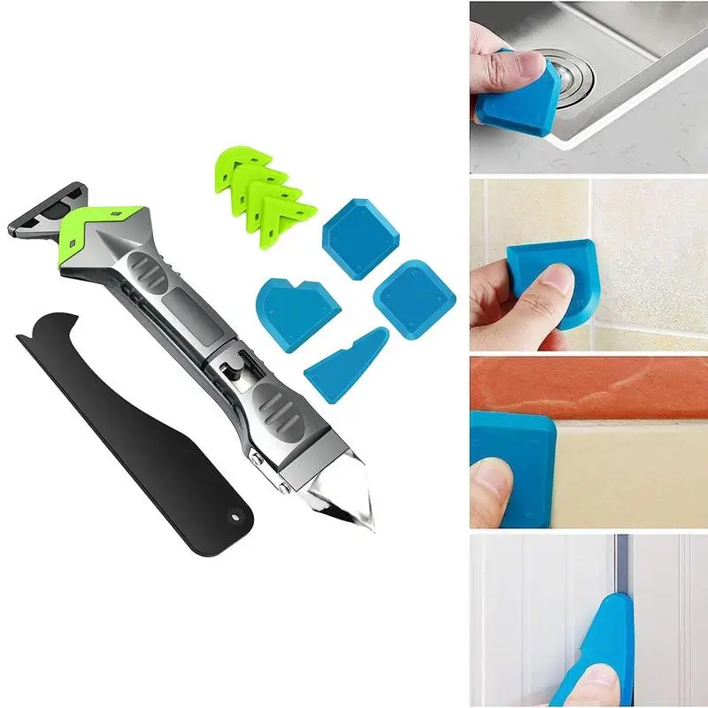 CaulkingScraperMultifunction5In1CaulkFinisherSealantScraper
