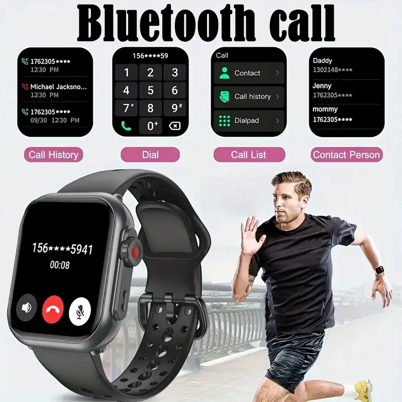 For Xiaomi Smart Watch Men Women 1.85-Inch HD AMOLED Full Touch Screen IP68...