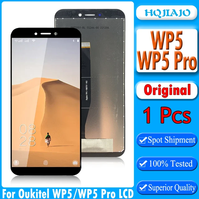5.5 Original For Oukitel WP5 LCD Display Touch Screen Digitizer Screen  Assembly For Oukitel WP5 Pro LCD Replacement - AliExpress