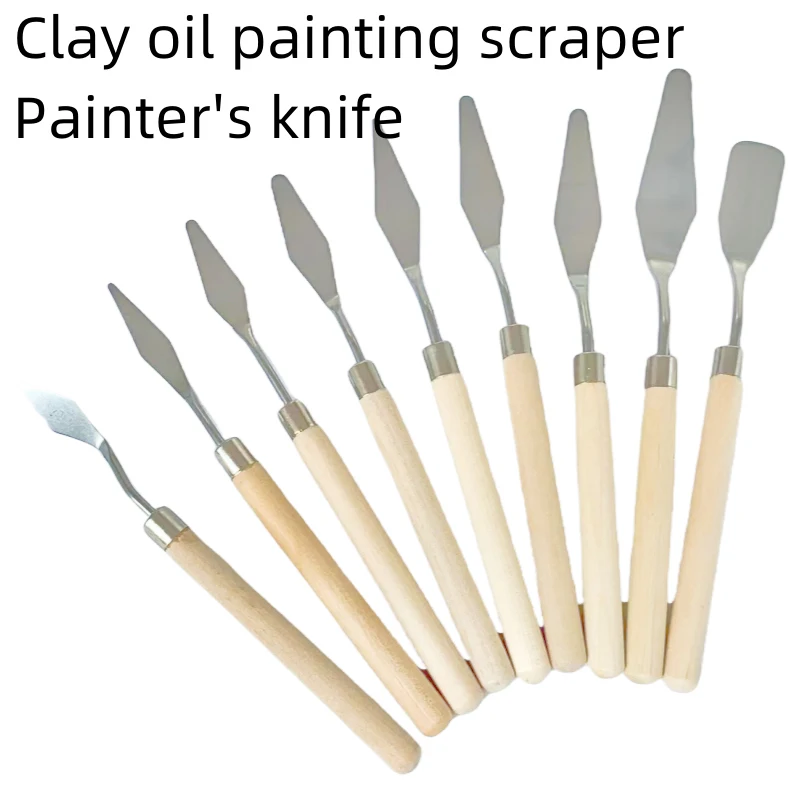 Oil painting scraper knives for artist crafts 7pcs/set