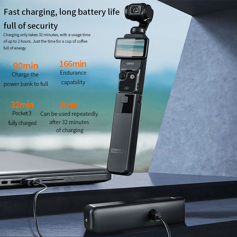 Power Bank Dji Osmo Mobile Charger STARTRC Pocket Portable Handle