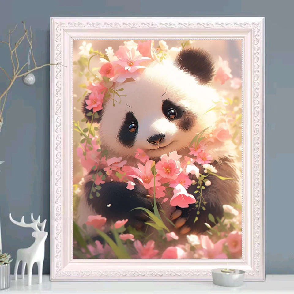Diamond Painting Panda Full of Diamonds Mosaic Embroidery Animals Rhinestone Pictures Home Decoration diamond painting,diamond painting accessories