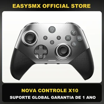 EasySMX X10 무선 조이스틱 컨트롤러, 기계식 게임패드, PC, iOS, 안드로이드 폰, 스팀, 닌텐도 스위치, 스마트 TV용