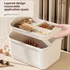 Nail art tool storage box Large capacity dust-proof jewelry sorting box Eyebrow pencil lipstick storage box 3