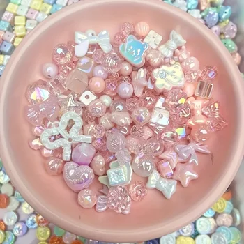 Iridescent Star Bow Acrylic Beads 2