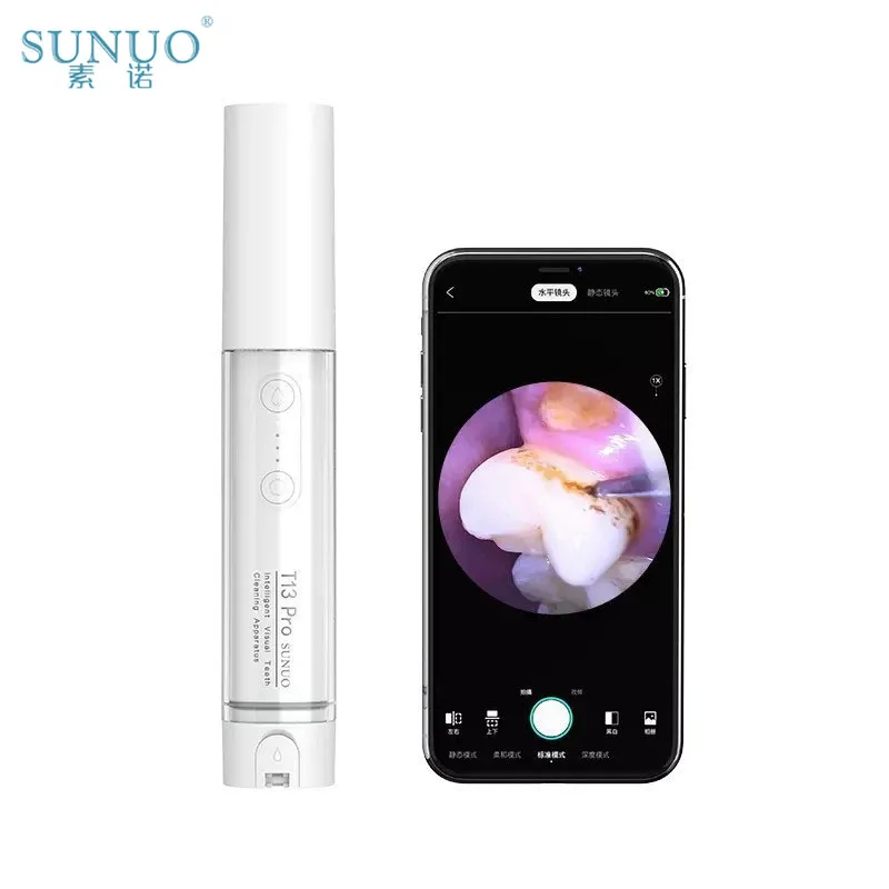 

Умный визуальный ультразвуковой ирригатор SUNUO T13 Pro, стоматологический расчет, устранение зубов в полости рта, татар, очиститель, удаление зубов, отбеливание, приложение