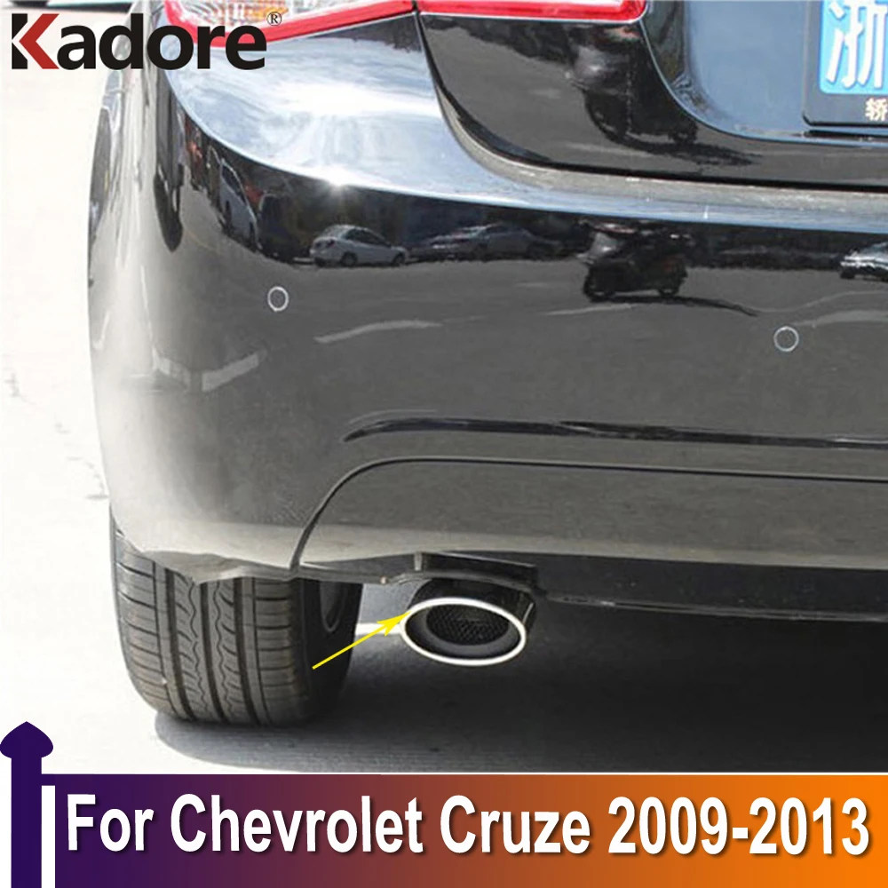For Chevrolet Cruze 2009 2011 2012 2013 2014 Stainless Steel Exhaust Muffler Tip End Silencer