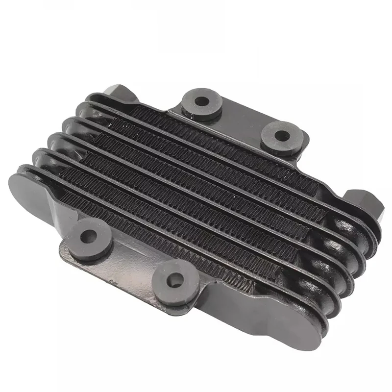 Motorcycle Oil Cooler Aluminum Engine Oil Cooling Radiator Cooler 85ml