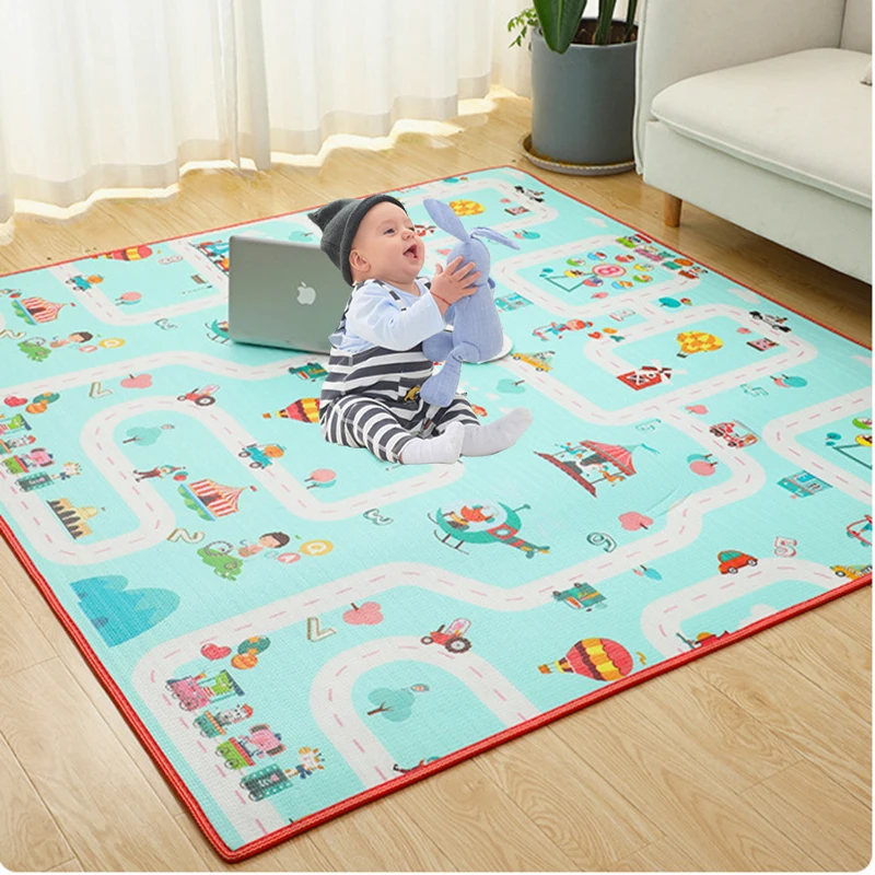 Alfombra bebe suelo acolchada XPE para juegos 1,5cm grosor (Space edition)