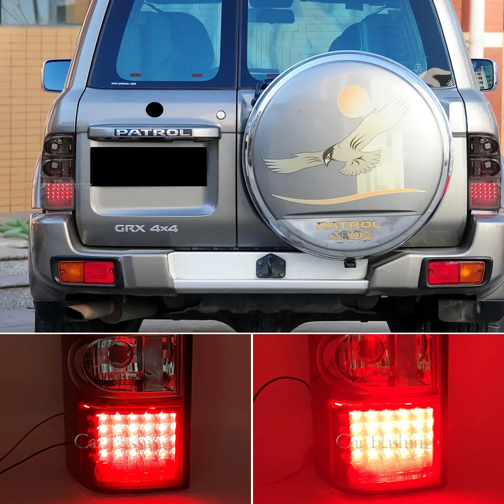 Car Accessories Led Rear Tail Light For Nissan Patrol Y61 1997 1998 1999 2000 2001 2002 2003 2004 Stop Brake Lamp Fog Lamp - Tail AliExpress