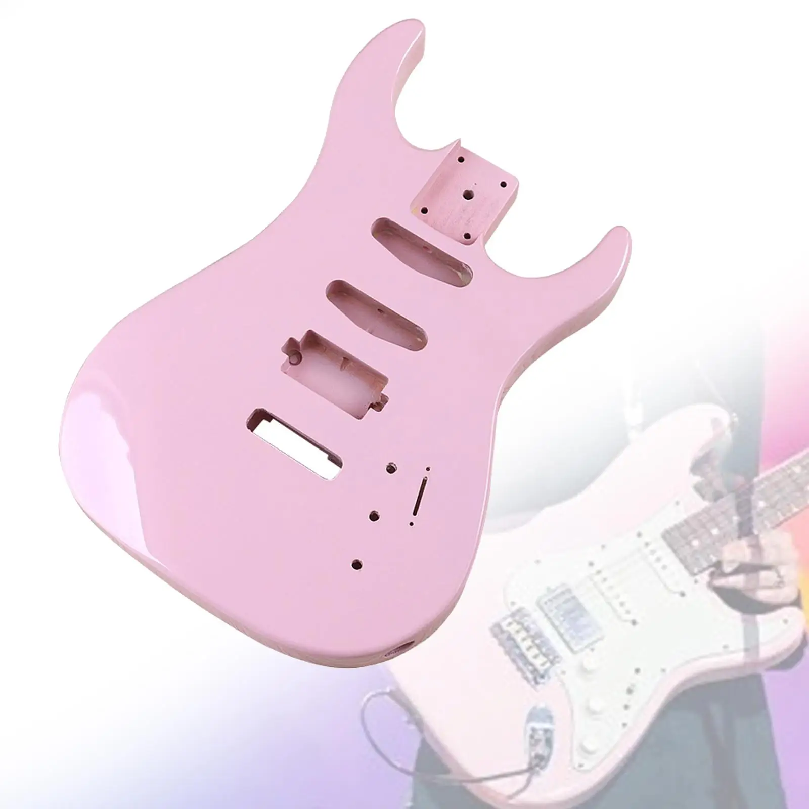 

Unfinished Guitar Body Musical Instruments Wooden Parts Guitar DIY Accessory