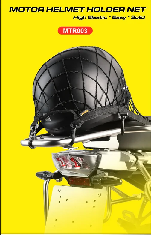 Universal Stretchable Helmet Items Protection Mesh Storage Accessories Net Bag Motorcycle Helmet Storage Duffel Bag Item Net