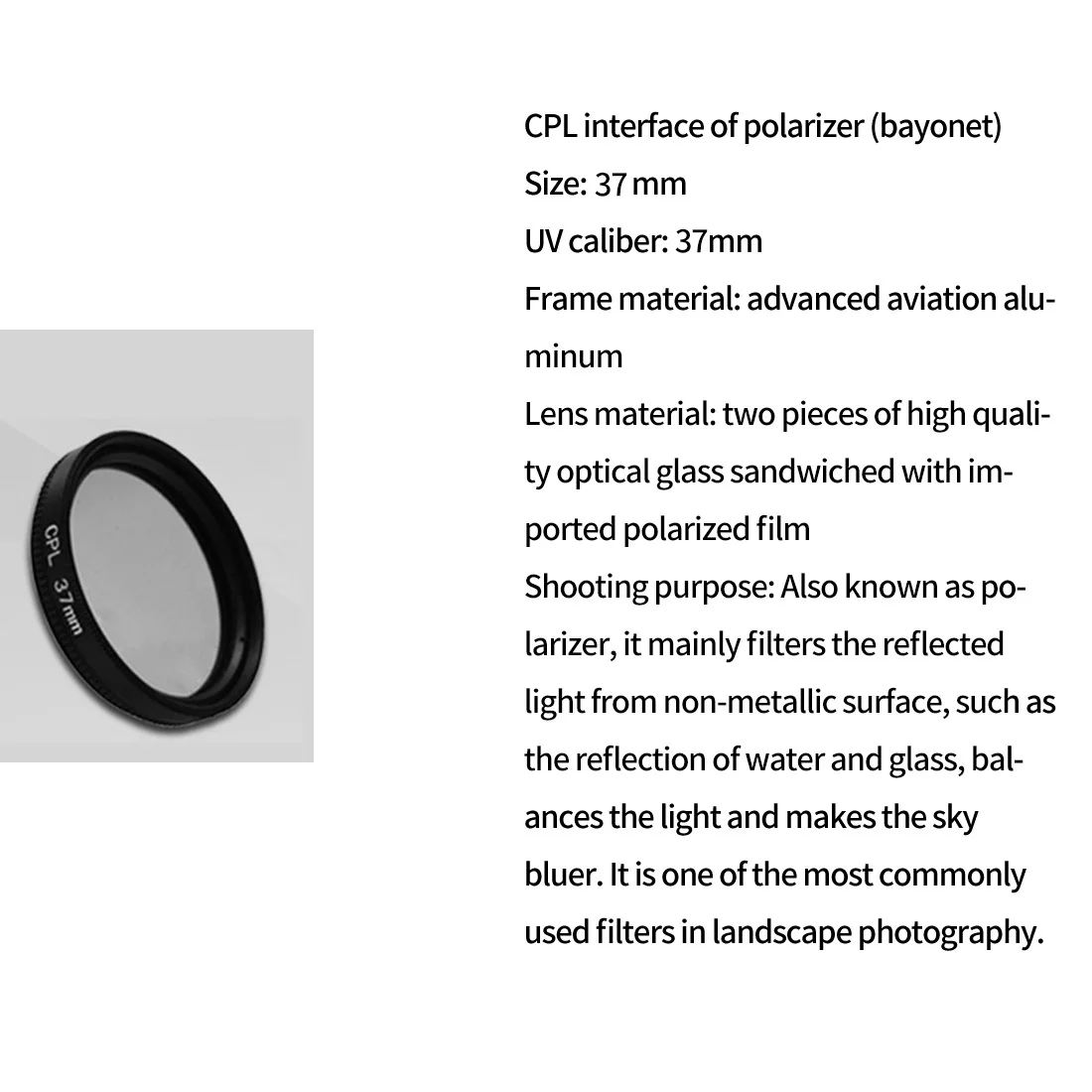 Bower VFK52C Kit de 5 filtres numériques 52 mm pour appareils photo