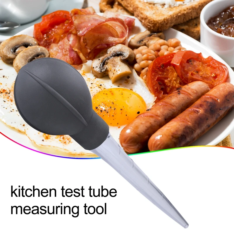 

28ml Kitchen Cooking Gadgets Turkey Oil Dropper Chicken Barbecue Food Baster Cleartube Pipe