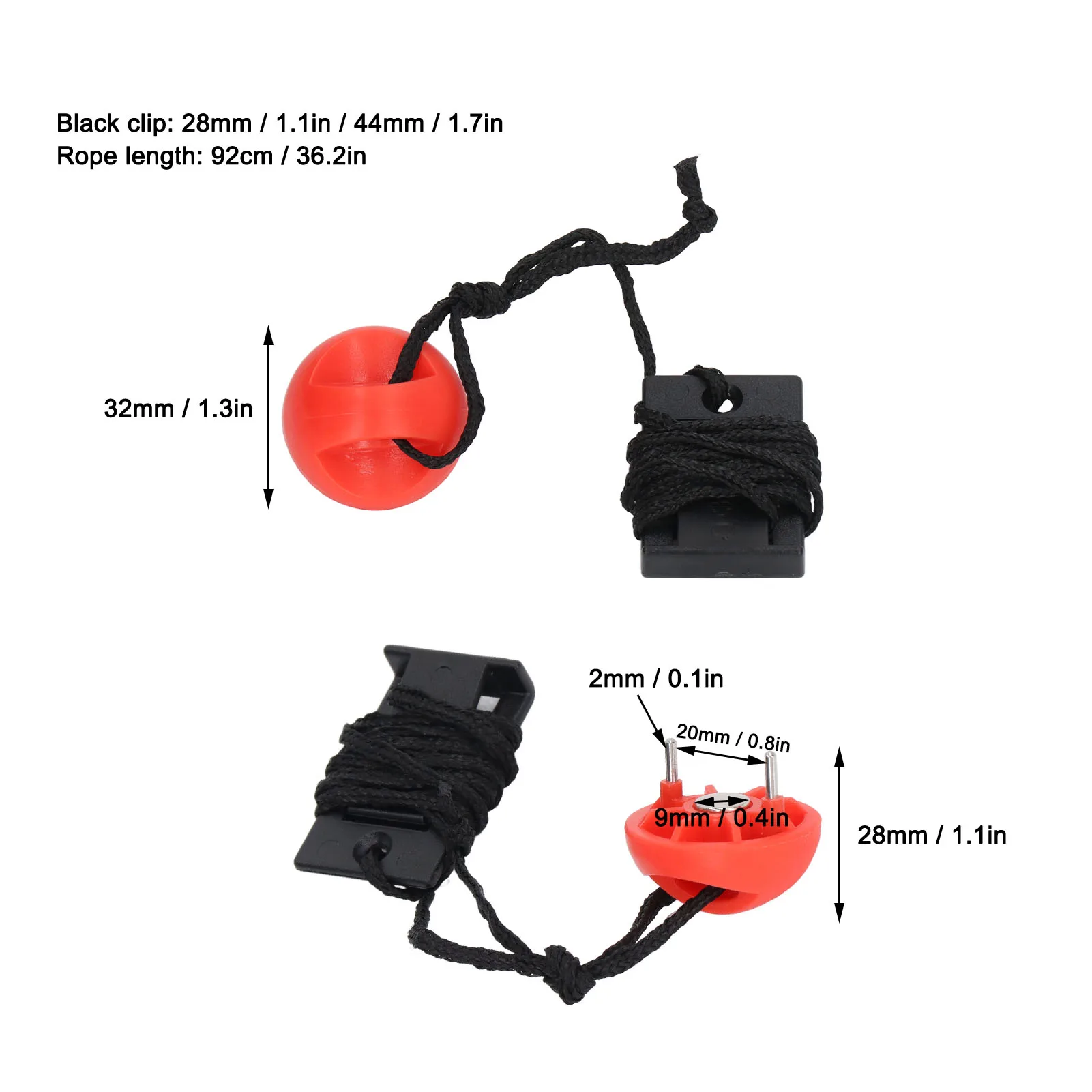 Treadmill Magnetic Safety Switch Magnetic Suction Running Machine Safety Key for Men for Exercise 2