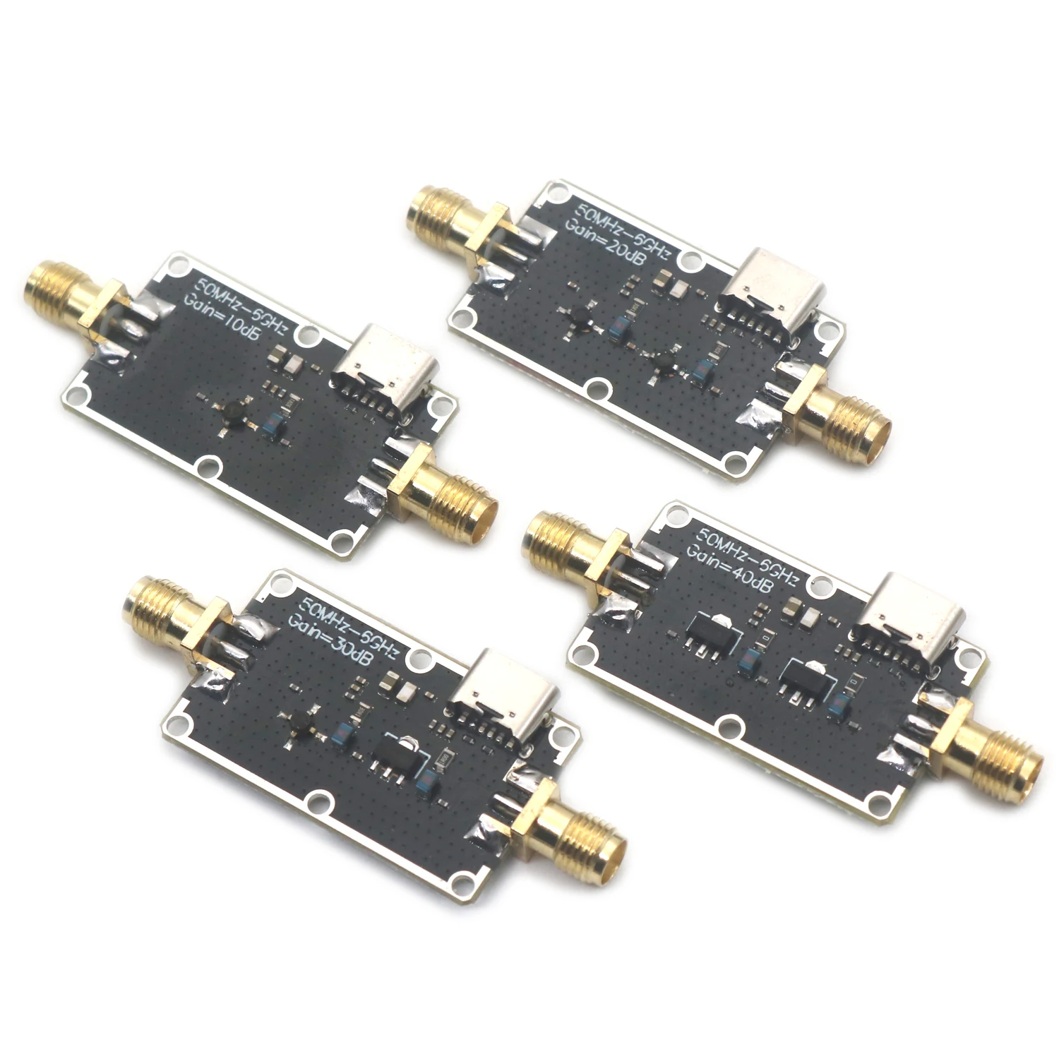 50Mhz-6Ghz LNA High Flatness Amplifier 10DB 20DB 30DB 40DB RF Drive Signal Receiver 433Mhz 915Mhz 1.2Ghz 1.5Ghz 2.4Ghz 5.8Ghz