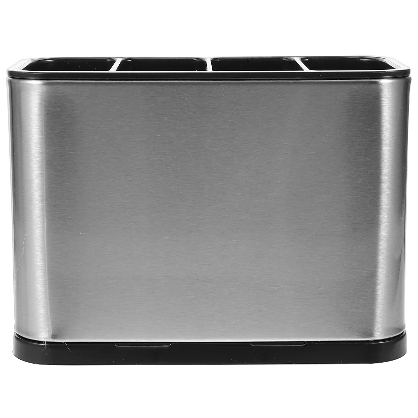 

Countertop Silverware Organizer Stainless Steel Kitchen Cutlery Holder Kitchen Drain Chopstick Bucket