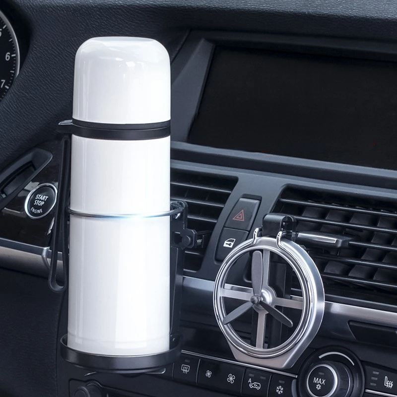 Foldable Car Air Outlet Cup Holder Portable Drink Water Bottle