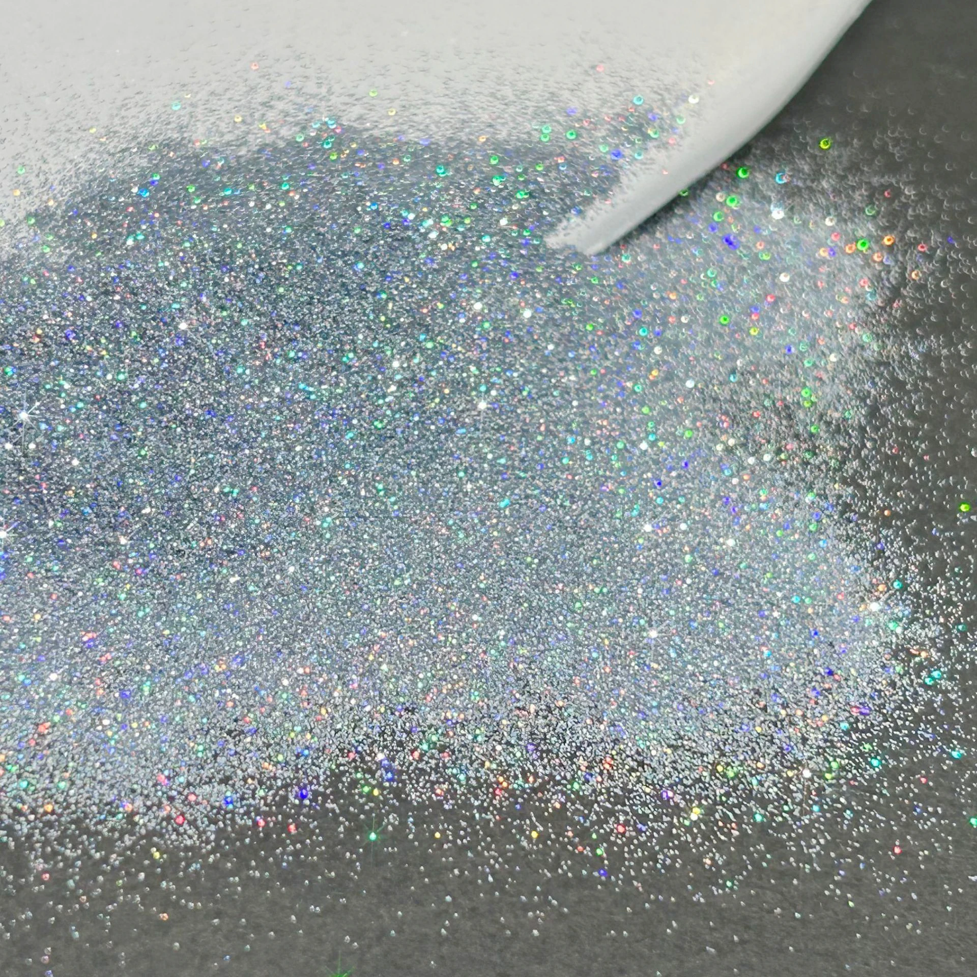 1000g (0.1mm) 반짝이는 홀로그램 레이저 실버 글리터 파우더 블링블링 레인..