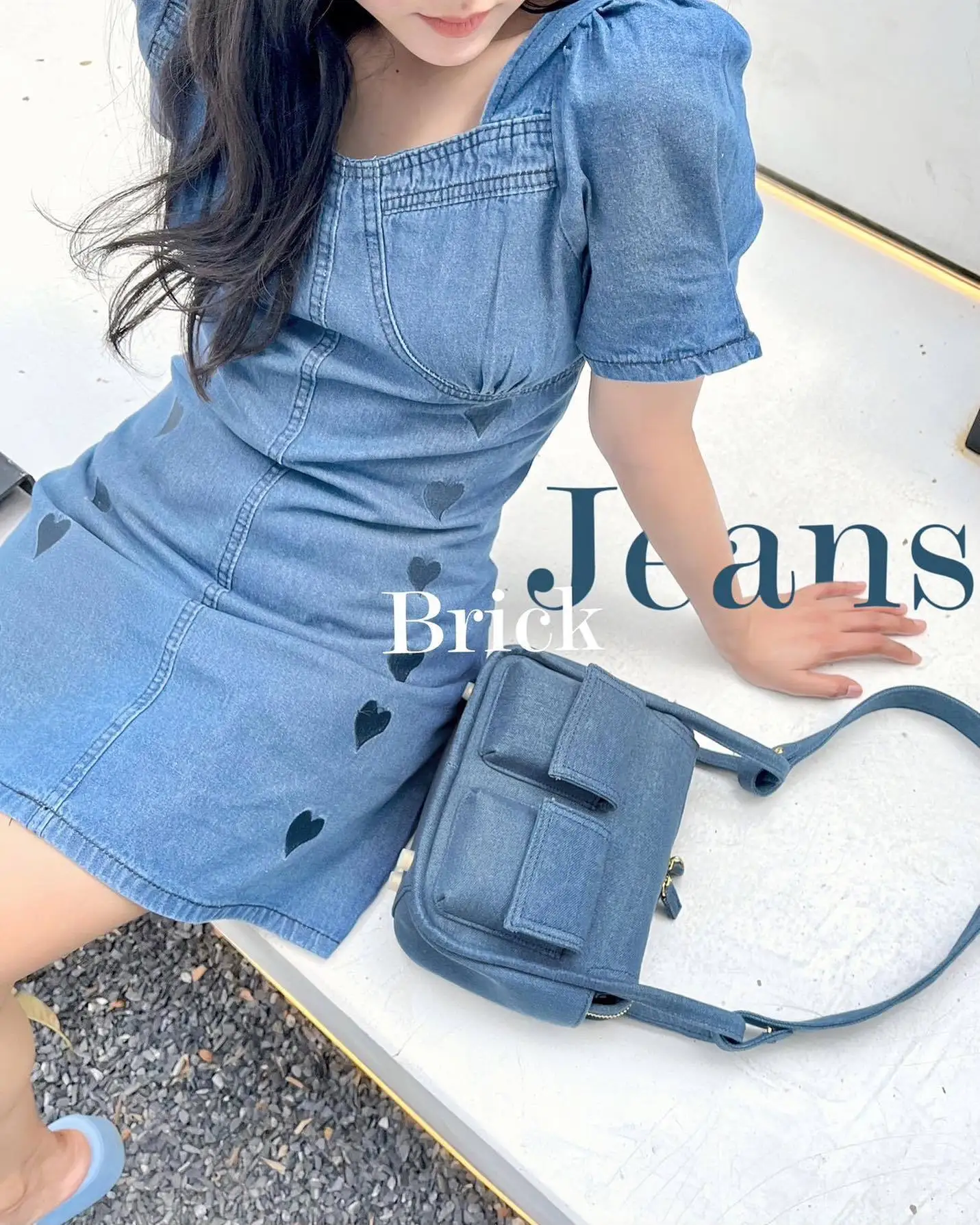 

Large Capacity Faux Denim Women Bag 2023 Canvas Washed Blue Shoulder Lady Sewing Threads Vintage Jeans Cross Hobo Bag