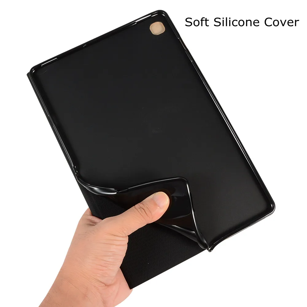 Premium PU Leather Tablet Cover with TPU Back
