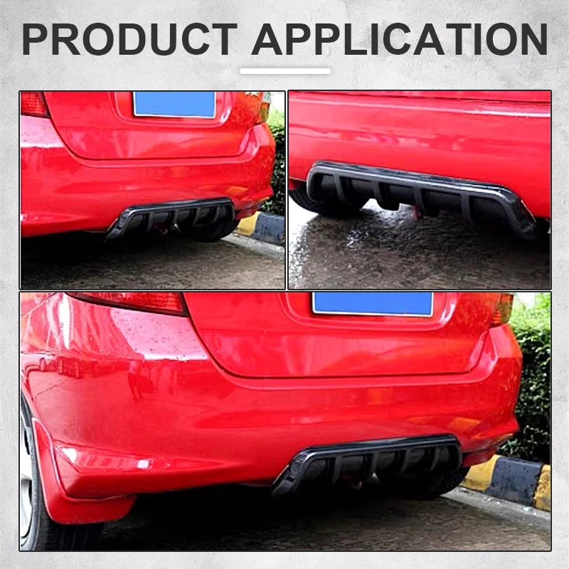 Car Bumper Spoiler Car Rear Bumper Lip Bumper Lip Decoration Bumper Lip Automobile Rear Bumper Chassis Deflector