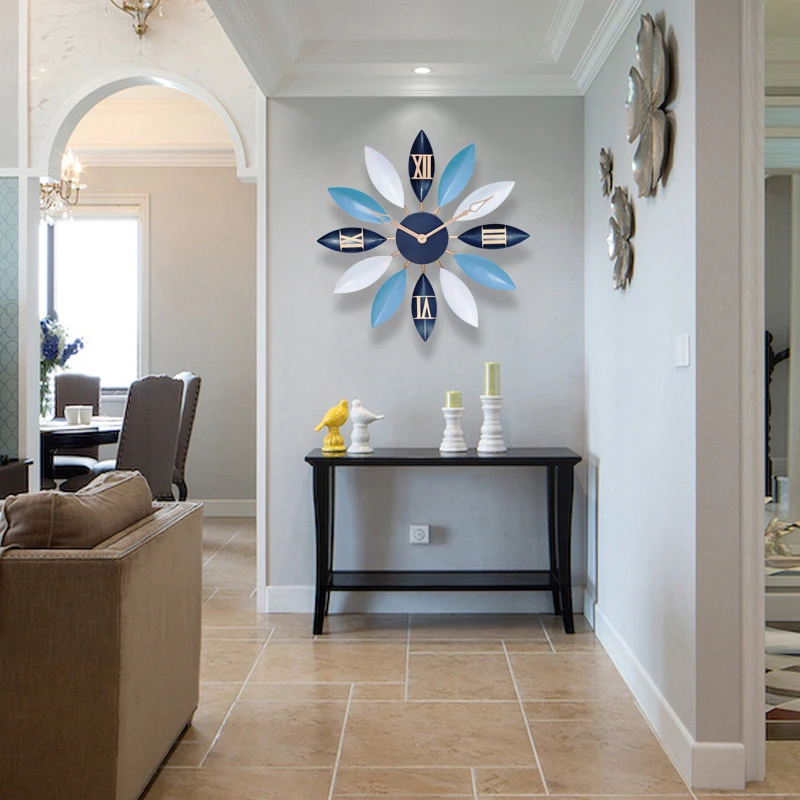 Электронные кухонные настенные часы современный дизайн тихие креативные