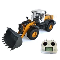 870K RC Hydraulic Loader JDM 88 Wheeled Loaders 1/14 Remote Contro Metal Construction Machine with Light Sound Set Model TH18496 1