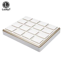 Elegant Jewelry Display Tray Organizer - Perfect for Rings, Necklaces, Pendants (16 Double Ring Tray)