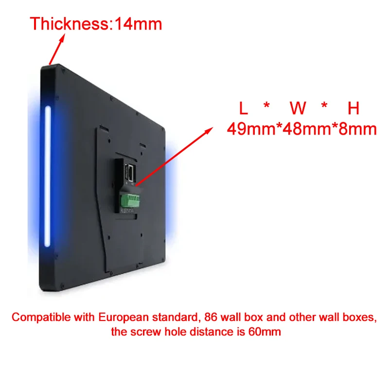 Smart Home Control Panel 10.1” Android POE Tablet Wall Mount Touch Screen Displa