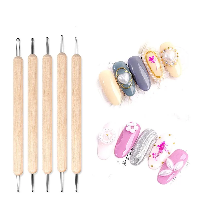 20Pcs/Set Nail Brush Manicure Gel Brush Nail Art Acrylic Liquid Accessories Professional Powder Carving Gel Brushes Pens