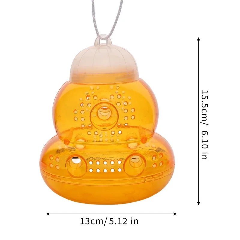 Gourd-Shape Reusable Insect Trap for Effective Garden Pest Control