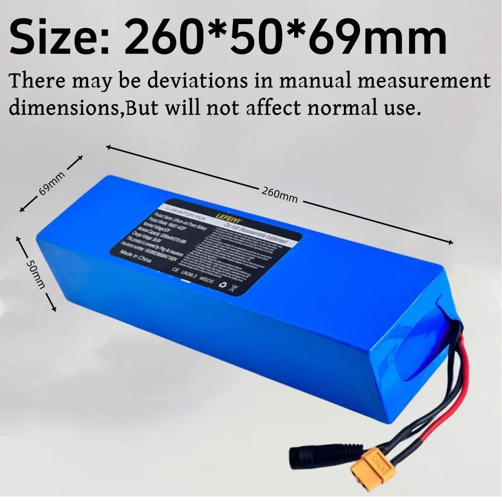 52v Batteria Elettrica 52volt 20ah Batteria Agli Ioni Di Litio Di Ricambio 500w 750w 1000w Compatibile Con Le Batterie Elettriche Della Bici Di Ariel Rider Kepler - 9