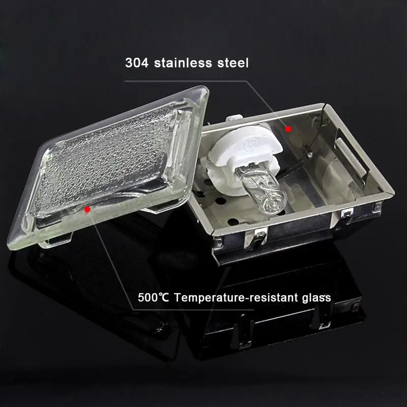 Microwave Light Bulb Halogen Light Bulb + Lamp Holder The Stove Range Microwave Night Stove Replaces
