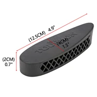 Tourbon Hunting Accessories Rifle Rubber Buttstock Pad Non-Slip Recoil Pad Shoulder Protector for Shooting 2