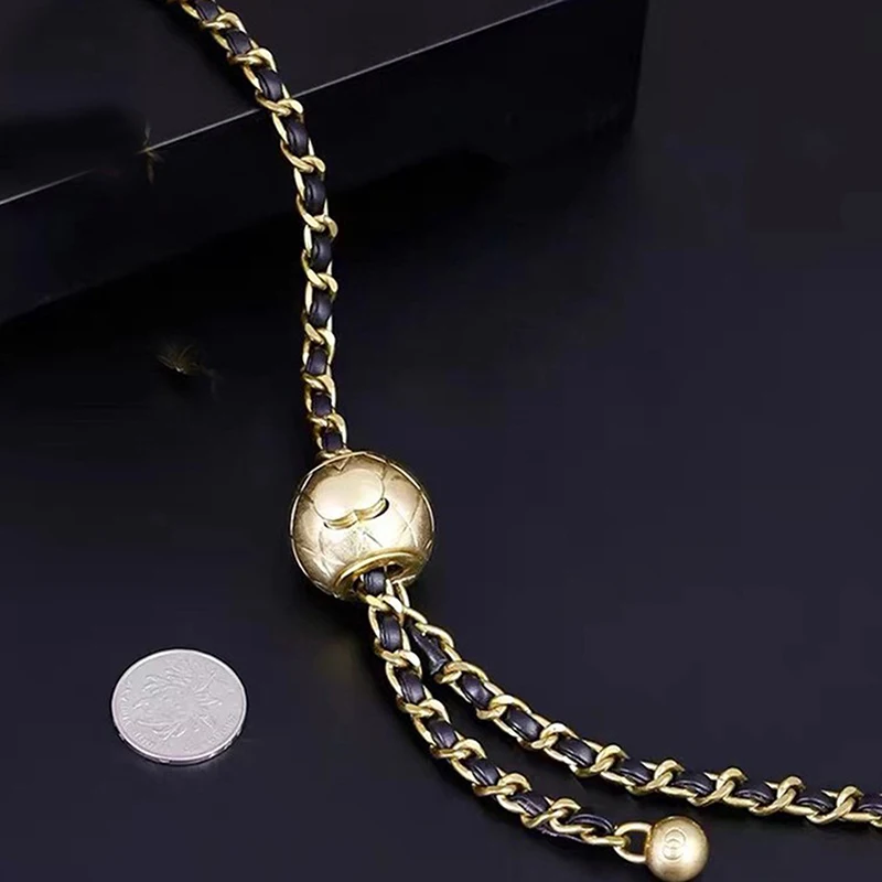 Purse Chain Strap Chain Strap Replacement Adjustable PU Leather Purse purse chain strap