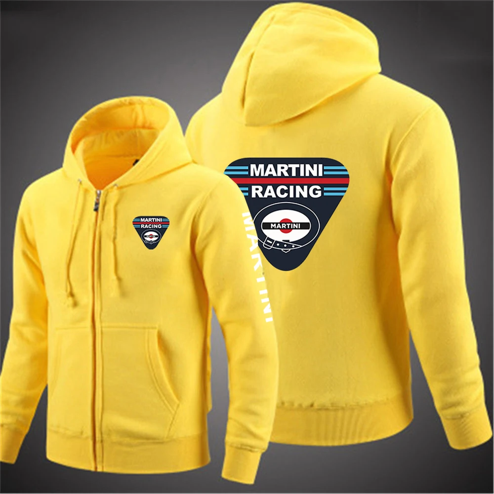 Men's Solid Color Zipper Hoodie Pullover Sweatshirt