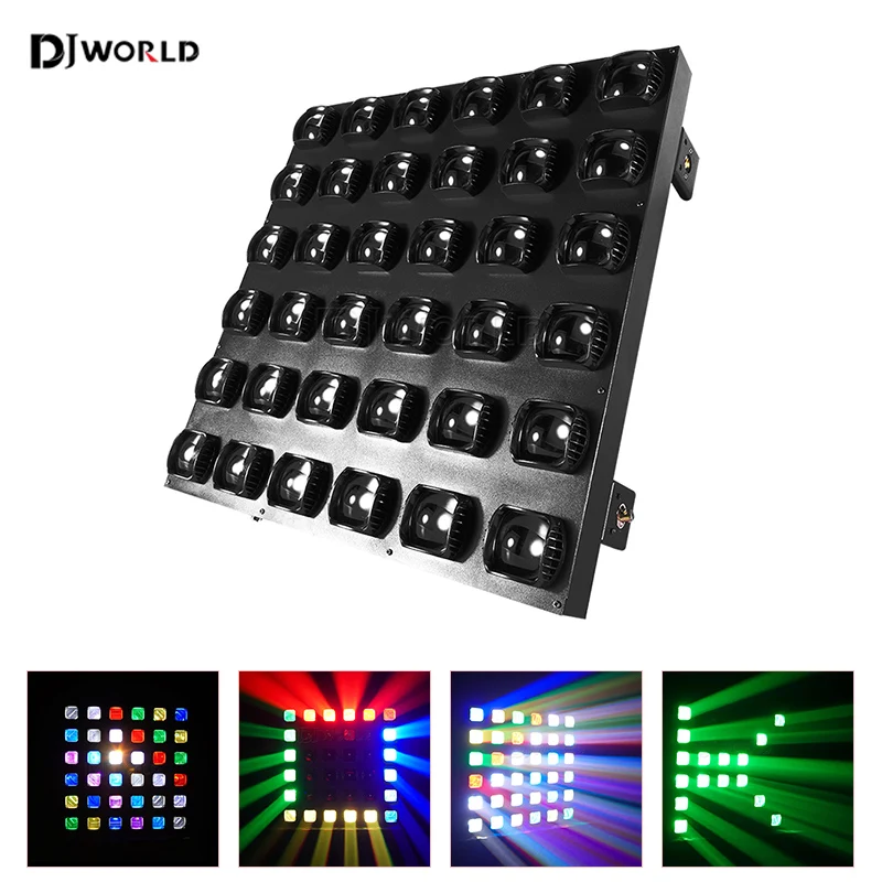 

DJworld LED 36x10W RGBW 4in1 Matrix Beam Blinder Light DMX512 Stage Effect Light For DJ Disco Party Dance Clubs Wedding Bar