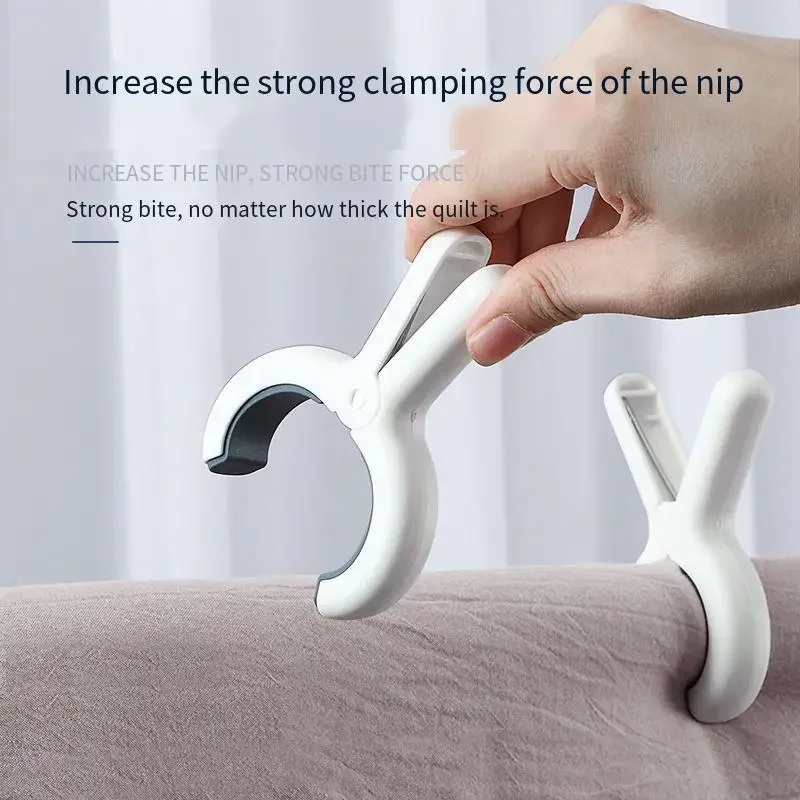 Non-trace Large Clip Drying Clothes Hanger Windproof Clip Drying Clothes Clips Anti-slip Strong Drying Device