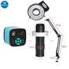 48MP 4K 1080P HDMI USB Output HD Industrial Digital Microscope Camera + 130X Zoom Lens Cantilever Stand for Soldering Repair 1