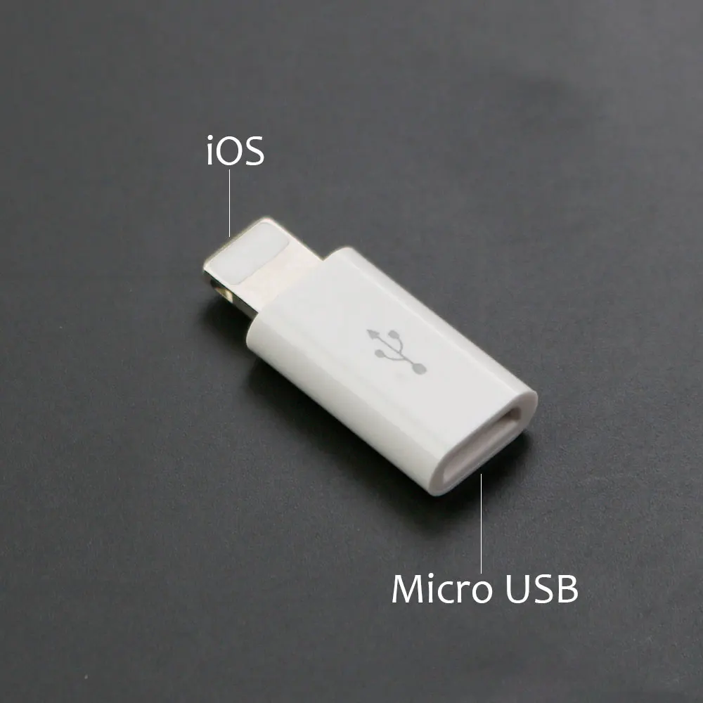 Adaptador Lightning 8 Pines A Micro Usb Iphone 5 6 7 8 X