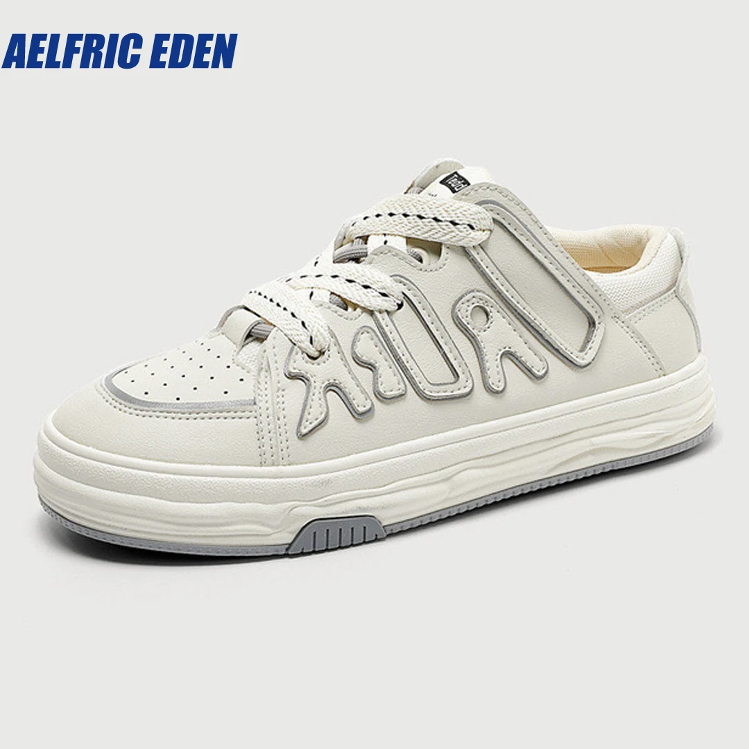 StarryClimb Dissolving Sole Patchwork Skate Shoes Men Casual