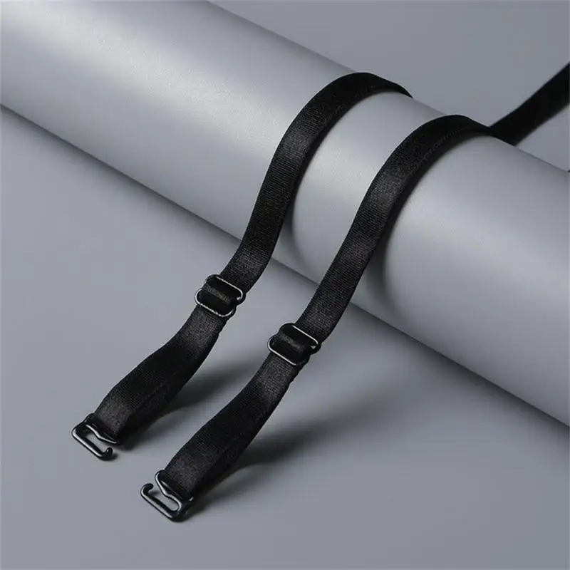 1/3Pairs Women Non-slip Shoulder Strap Adjustable Solid Color Slip Resistant Bra Straps Double Shoulder Elastic Brassiere Strap