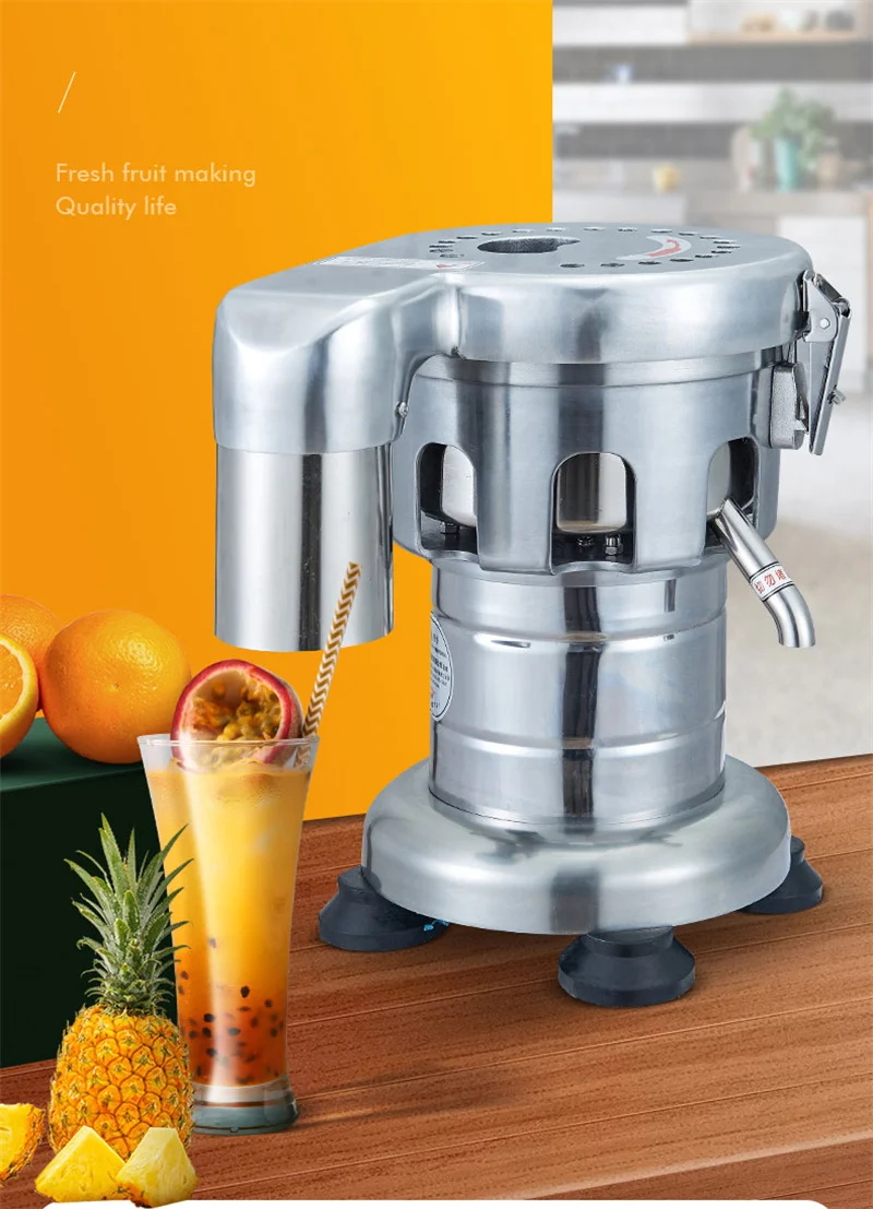 370W Electric Juice Extractor Juicer Machine For Fruits and Vegetable Commercial Lemon Maker Large Inlet Juicer Squeezer Machine 2