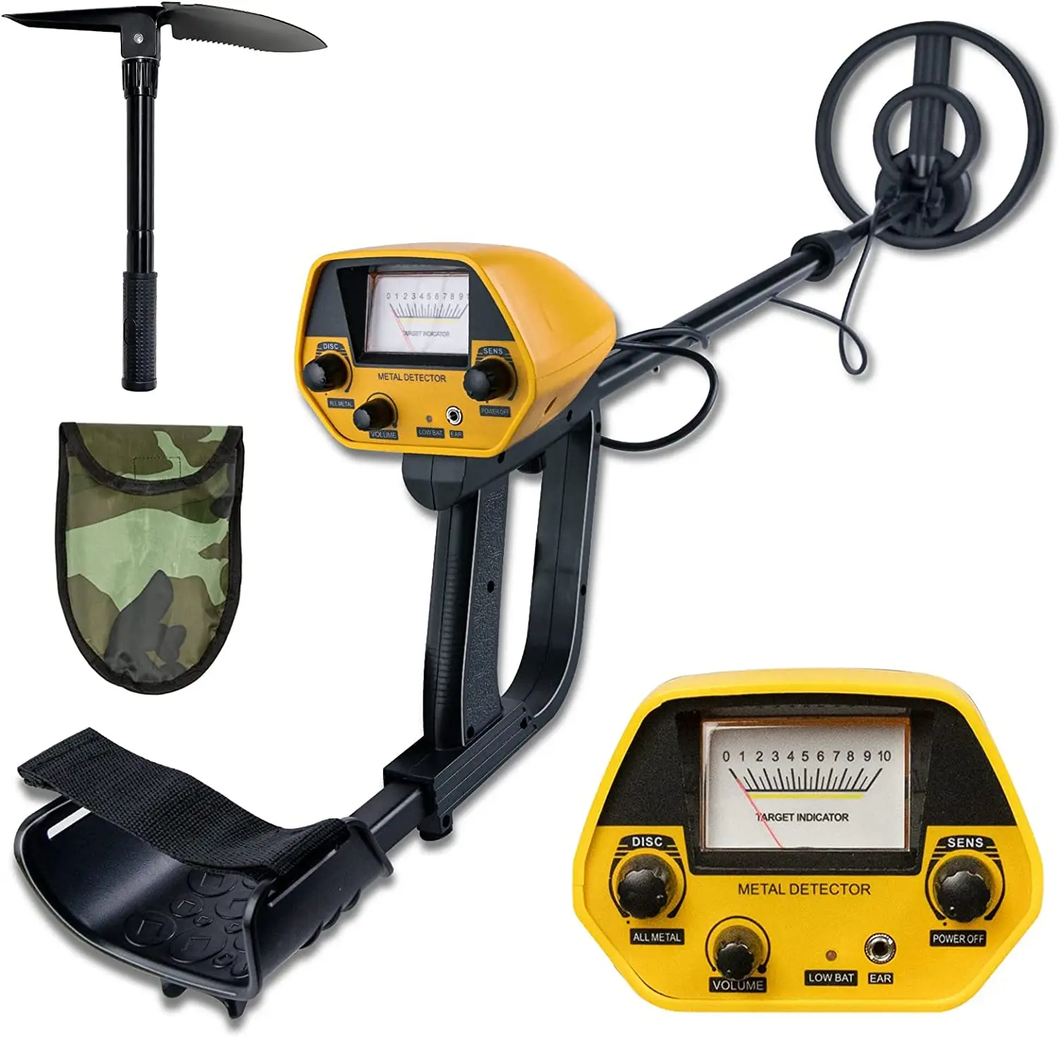 Metal Detector Waterproof for Adults and Kids, Bounty Hunter Gold